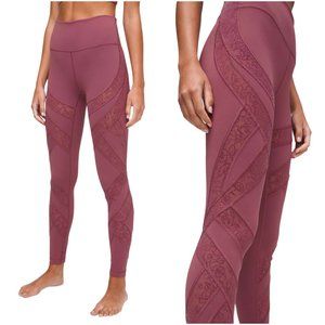 Lululemon Wunder Under High-Rise Tight Flocked 28" Plumful floral leggings 4